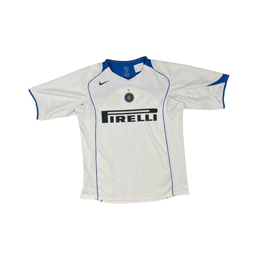 Maillot football vintage Inter Milan extérieur #4 J.Zanetti saison - Nike - Inter Milan