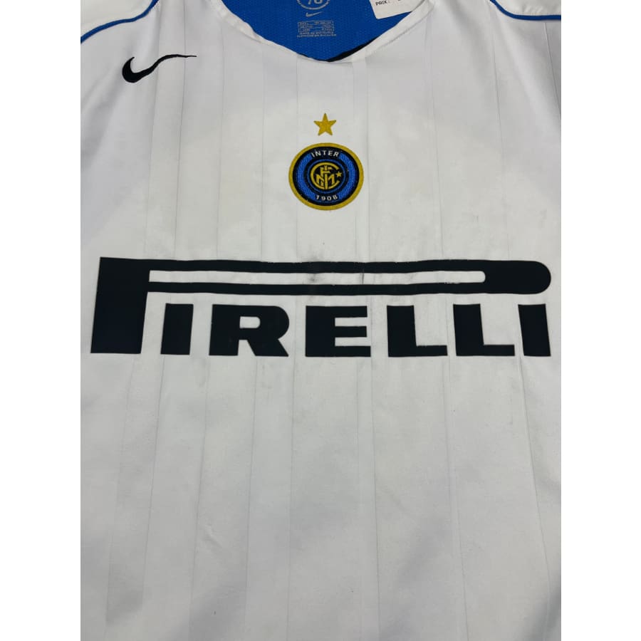 Maillot football vintage Inter Milan extérieur #4 J.Zanetti saison - Nike - Inter Milan