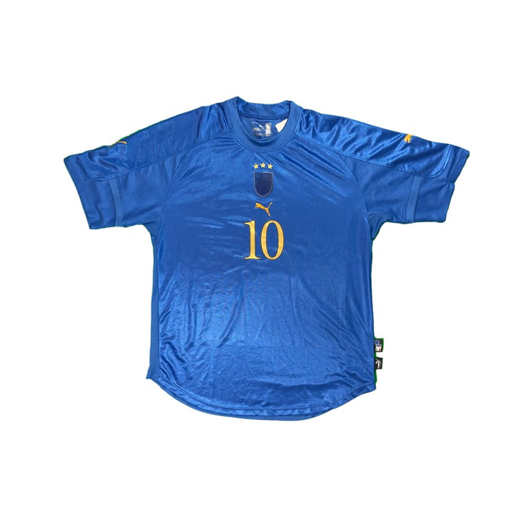 Maillot football vintage Italie extérieur #10 R.Baggio saison