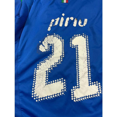 Maillot football vintage Italie domicile #21 Pirlo saison 2008-2009 - Puma - Italie