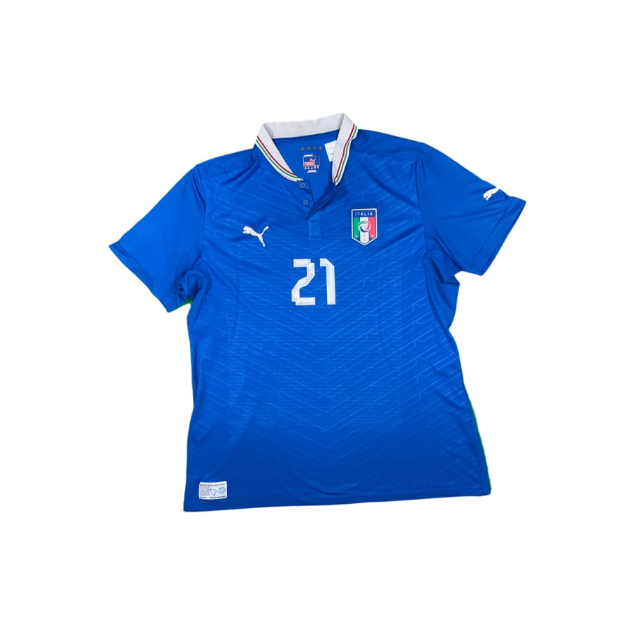 Maillot football vintage Italie domicile #21 Pirlo saison - Puma - Italie