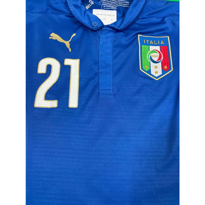 Maillot football vintage Italie domicile #21 Pirlo saison - Puma - Italie