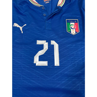 Maillot football vintage Italie domicile #21 Pirlo saison - Puma - Italie