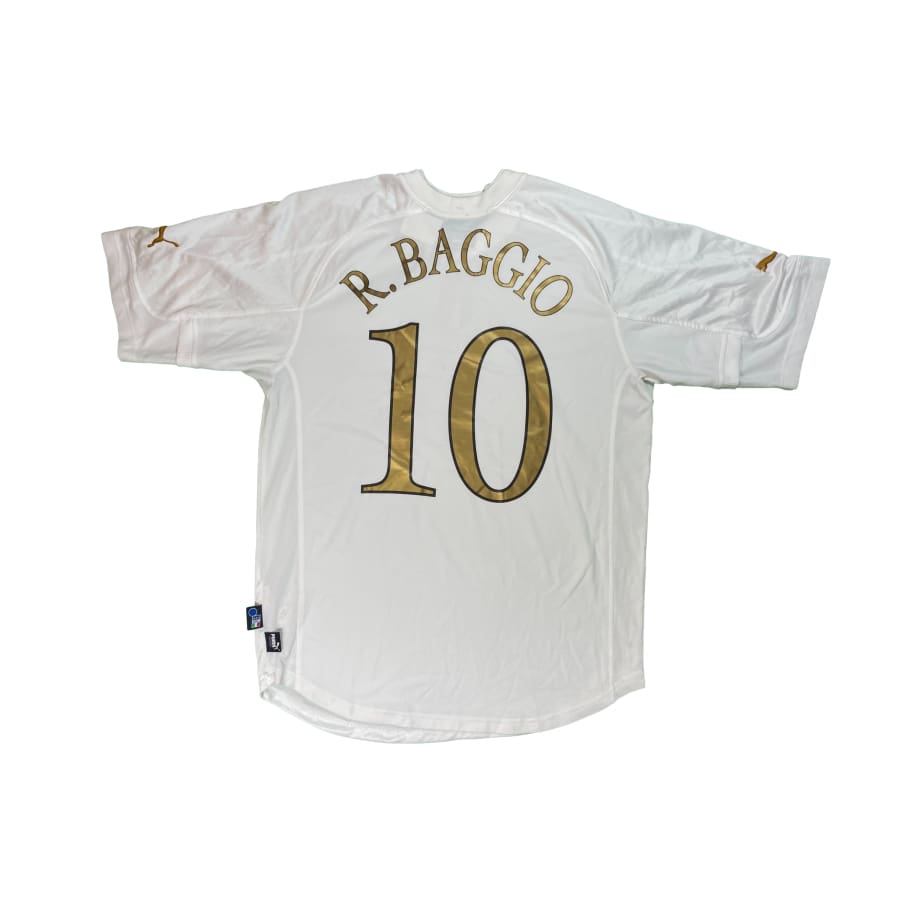 Maillot football vintage Italie extérieur #10 R.Baggio saison 2004-2005 - Puma - Italie