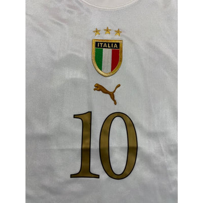 Maillot football vintage Italie extérieur #10 R.Baggio saison 2004-2005 - Puma - Italie