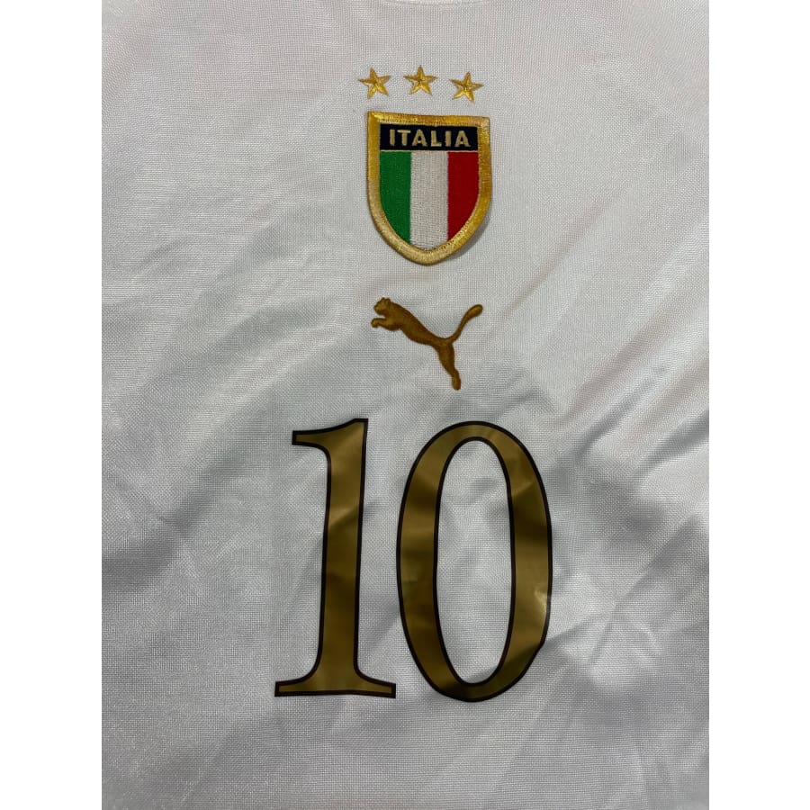 Maillot football vintage Italie extérieur #10 R.Baggio saison 2004-2005 - Puma - Italie