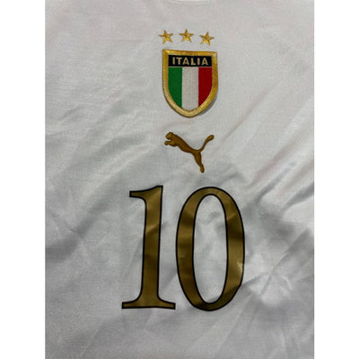 Maillot football vintage Italie extérieur #10 R.Baggio saison 2004-2005 - Puma - Italie