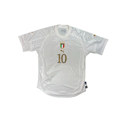 Maillot football vintage Italie extérieur #10 R.Baggio saison 2004-2005 - Puma - Italie
