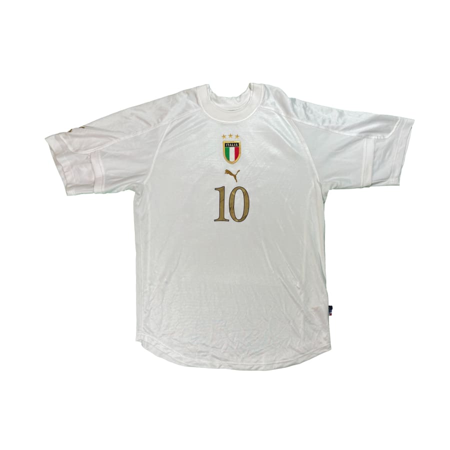 Maillot football vintage Italie extérieur #10 R.Baggio saison 2004-2005 - Puma - Italie