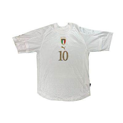 Maillot football vintage Italie extérieur #10 R.Baggio saison 2004-2005 - Puma - Italie