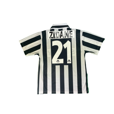 Maillot football vintage Juventus #21 Zidane domicile saison 1996-1997 - Kappa - Juventus FC