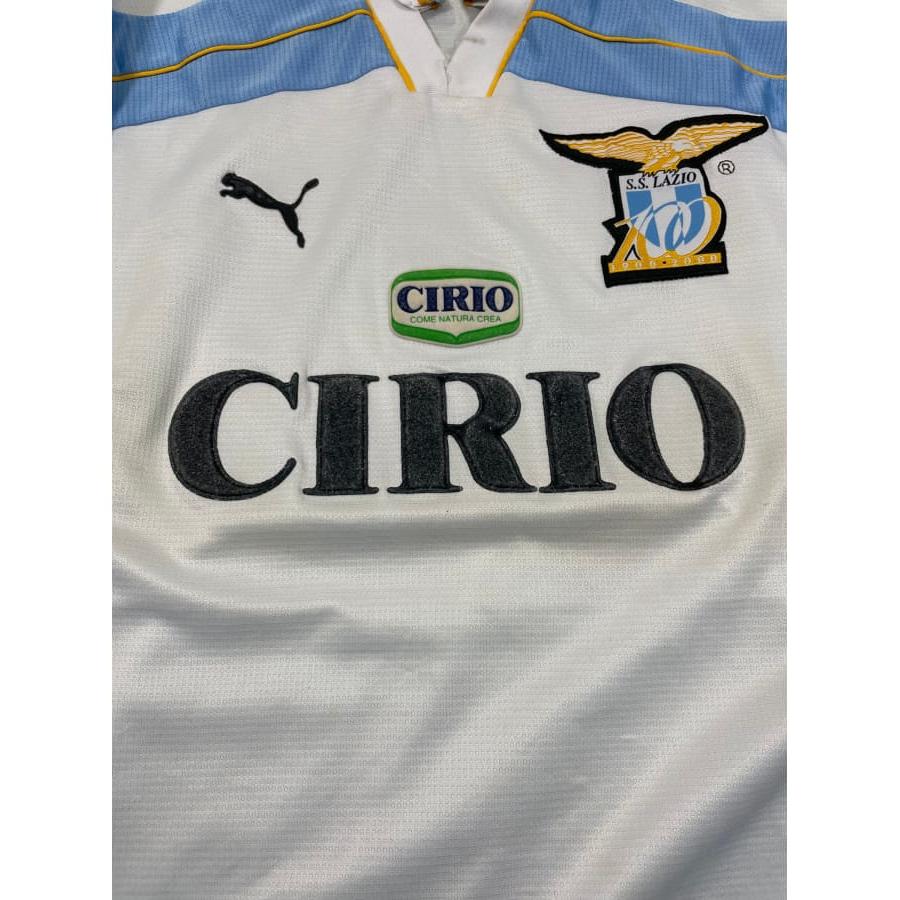 Maillot football vintage Lazio Rome extérieur #10 Crespo saison 1999-2000 - Puma - Lazio Rome