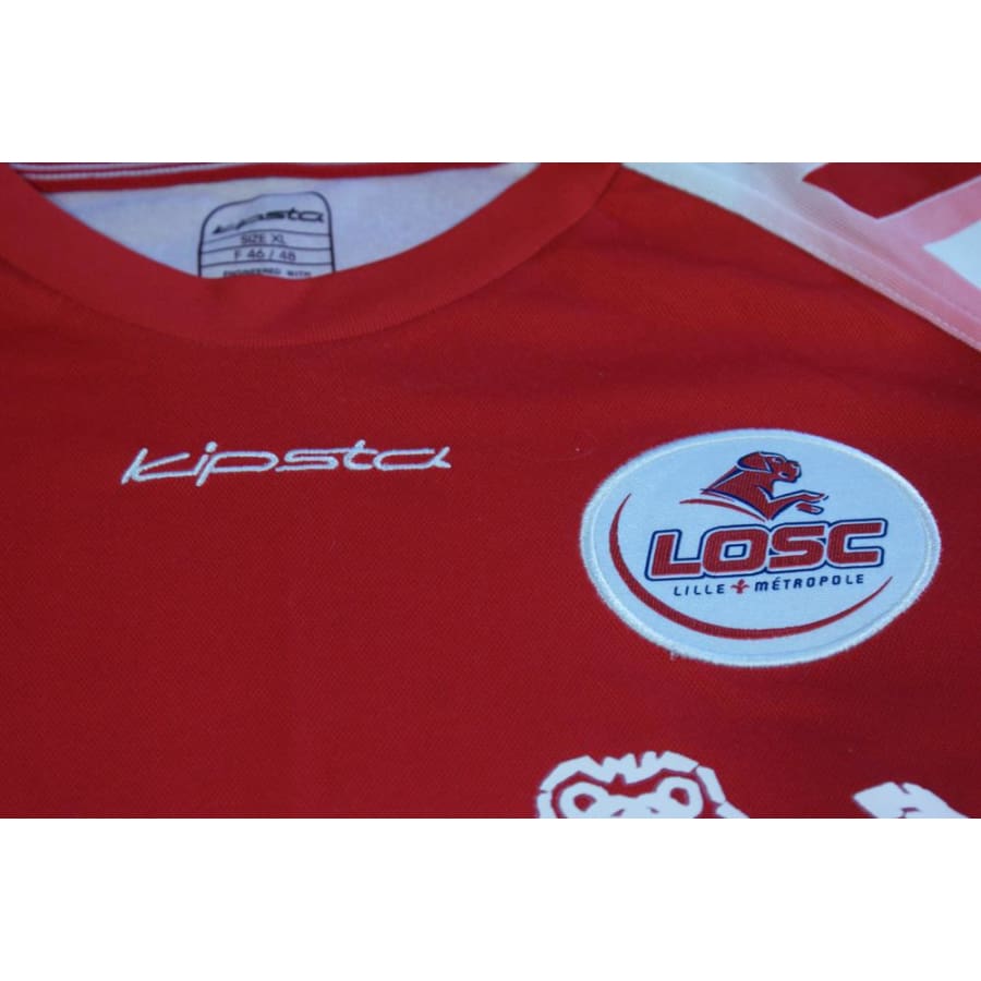 Maillot De Football Vintage Lille OSC 2002-2003 Matchworn N°16 MALICKI