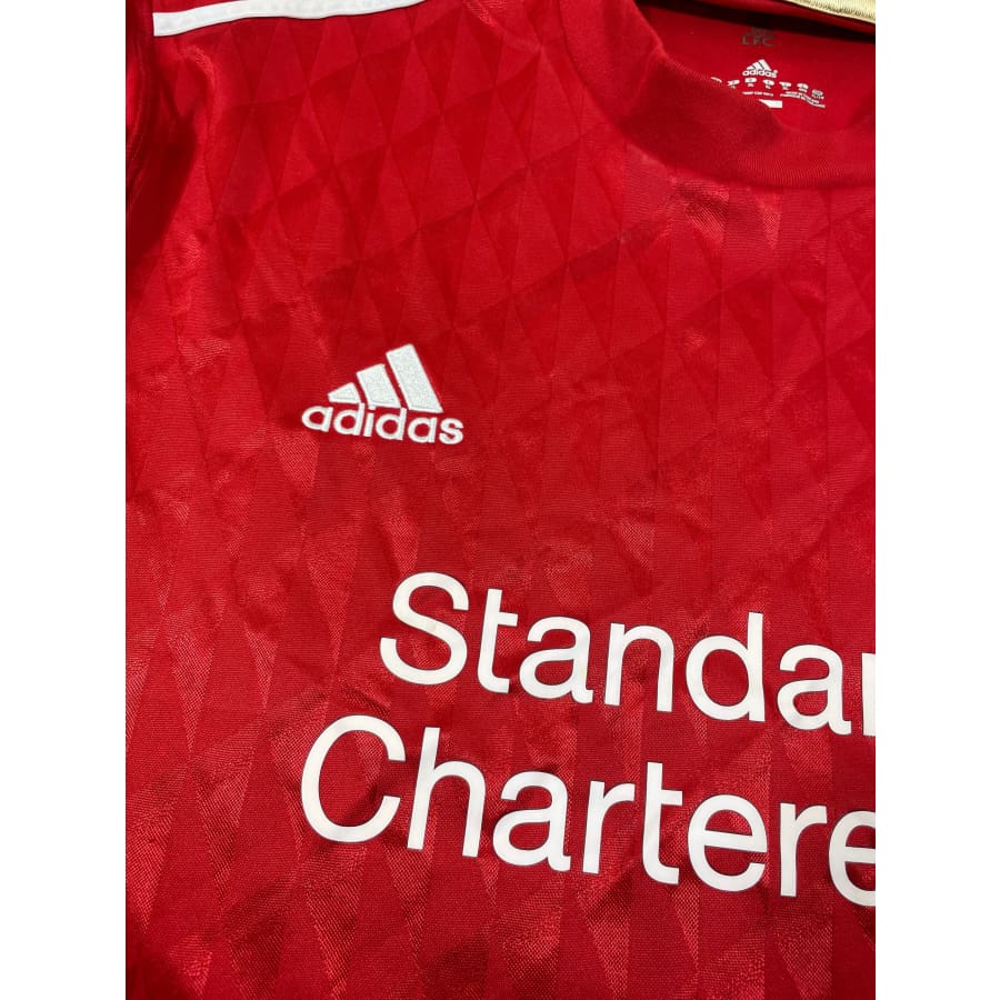 Maillot football vintage Liverpool domicile #8 Gerrard saison 2010-2011 - Adidas - FC Liverpool