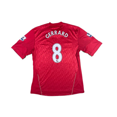 Maillot football vintage Liverpool domicile #8 Gerrard saison 2010-2011 - Adidas - FC Liverpool
