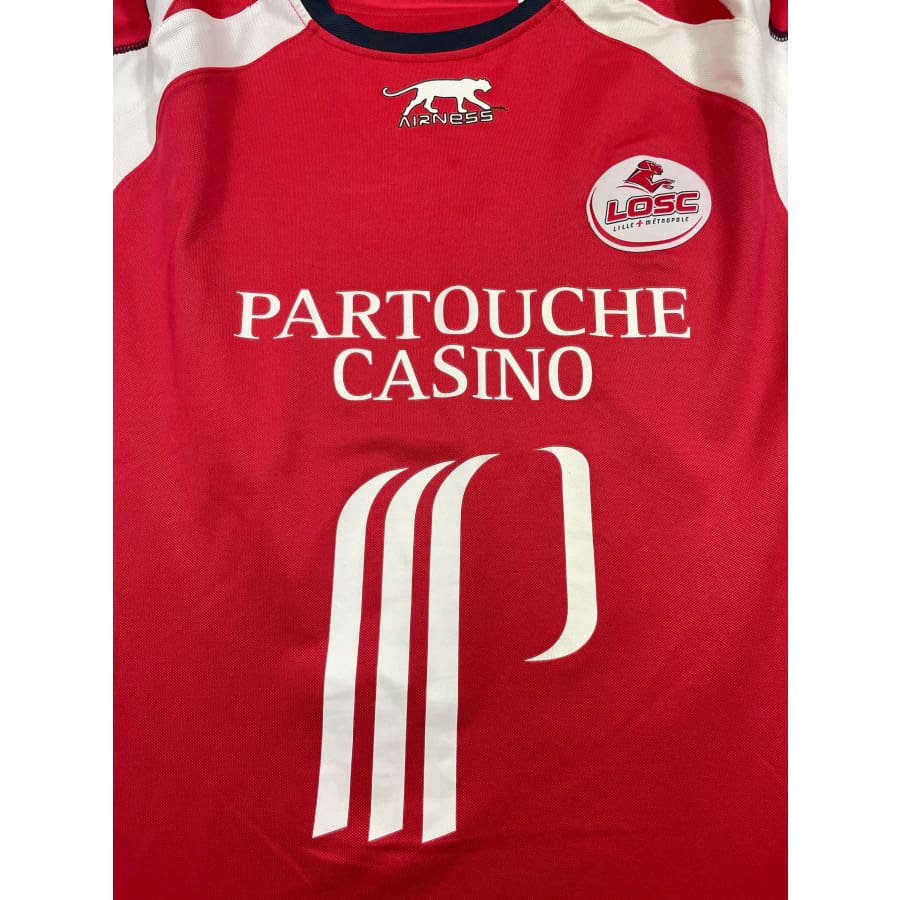 Maillot football vintage LOSC domicile #27 Mirallas saison 2007-2008 - Airness - LOSC