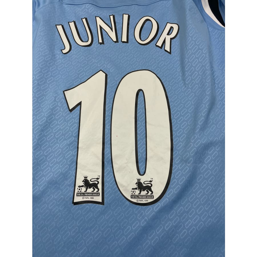 Maillot football vintage Manchester City #10 Junior saison 2003-2004 - Reebok - Manchester City