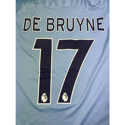 Maillot football vintage Manchester City domicile #17 De Bruyne saison - Nike - Manchester City