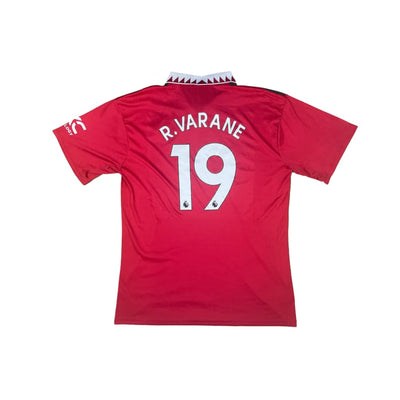 Maillot football vintage Manchester United #19 R.Varane domicile saison - Adidas - Manchester United