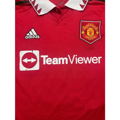 Maillot football vintage Manchester United #19 R.Varane domicile saison - Adidas - Manchester United