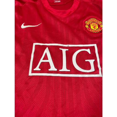 Maillot football vintage Manchester United domicile #7 Ronaldo saison 2008-2009 - Nike - Manchester United