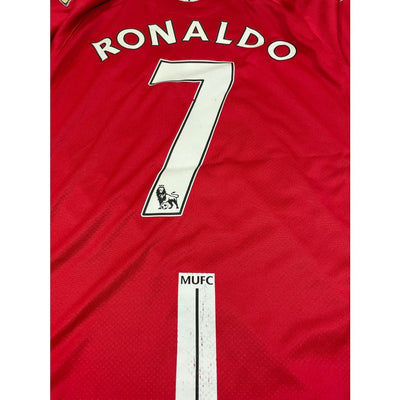 Maillot football vintage Manchester United domicile #7 Ronaldo saison 2008-2009 - Nike - Manchester United