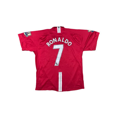 Maillot football vintage Manchester United domicile #7 Ronaldo saison 2008-2009 - Nike - Manchester United