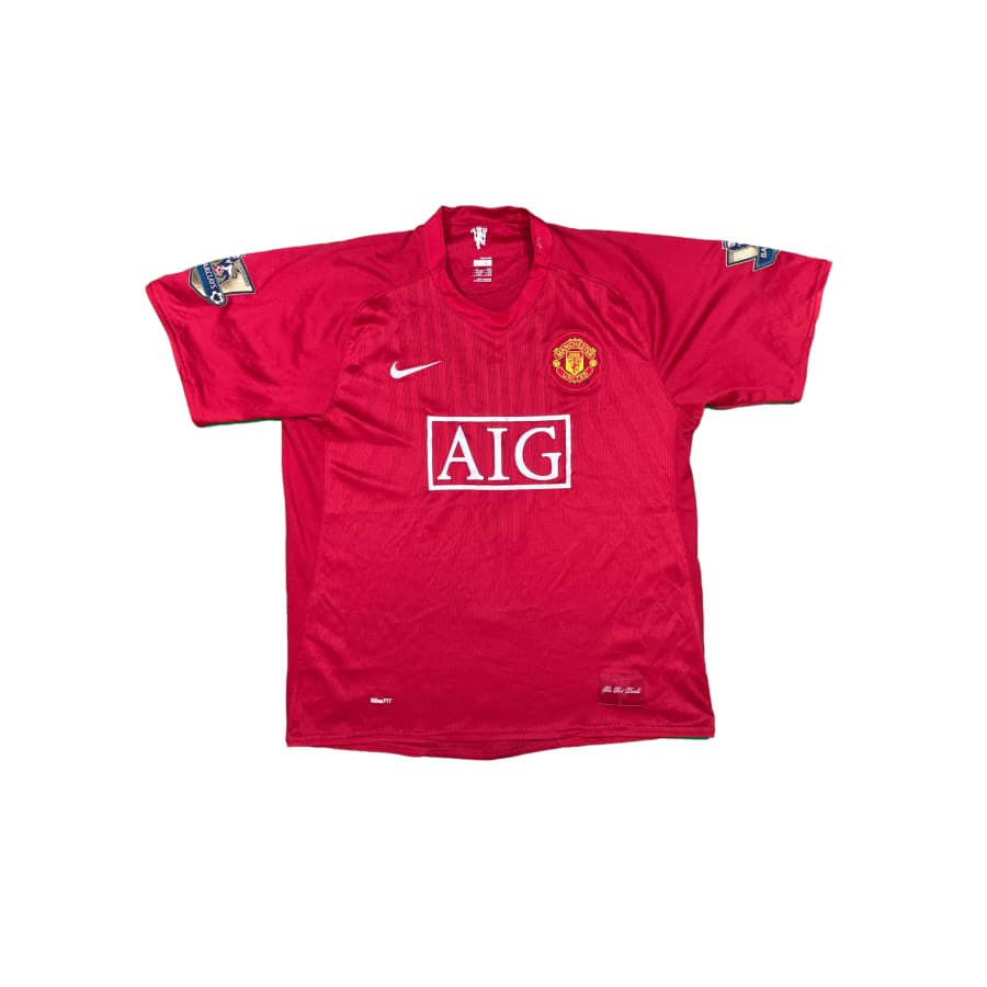 Maillot football vintage Manchester United domicile #7 Ronaldo saison 2008-2009 - Nike - Manchester United