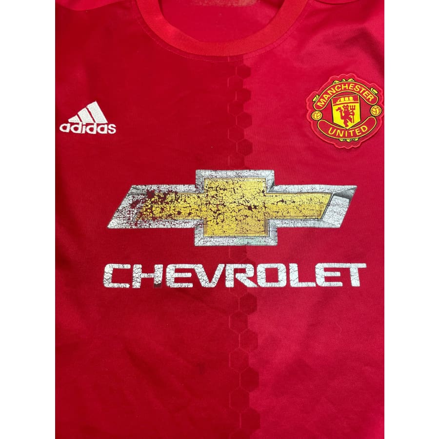 Maillot football vintage Manchester United domicile #9 Ibrahimovic saison 2016-2017 - Adidas - Manchester United