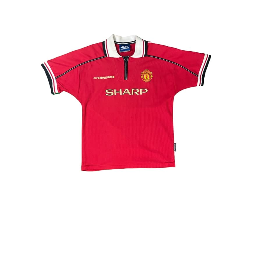 Maillot De Foot Vintage Manchester United 2000-2001 - Taille L, Extérieur, Occasion Parfaite