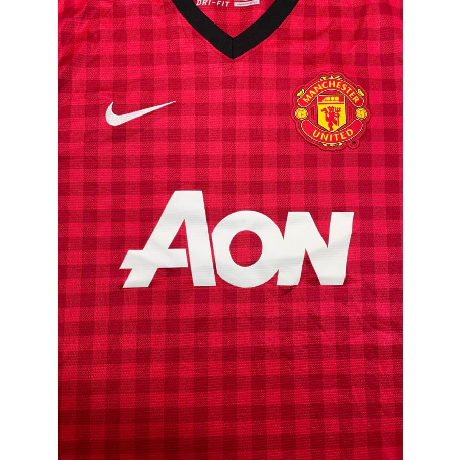 Maillot football vintage Manchester United féminine #9 Logel saison 2012-2013 - Nike - Manchester United