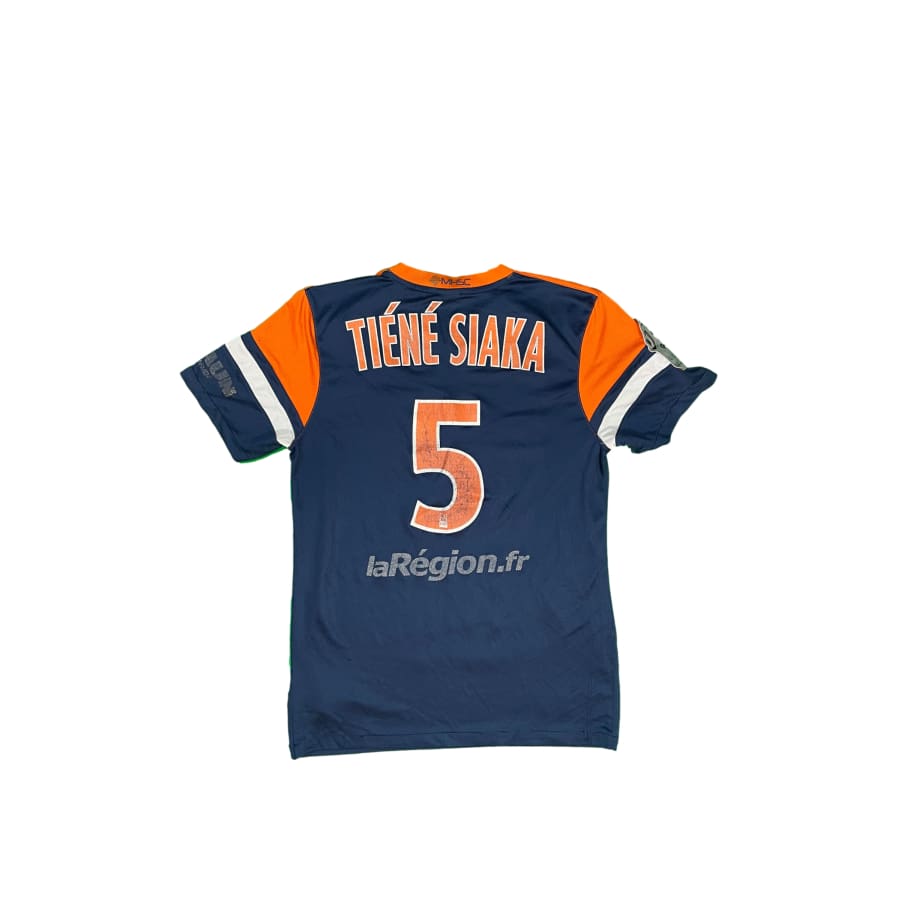 Maillot football vintage Montpellier domicile #5 Tiéné Siaka saison 2013-2014 - Nike - Montpellier Hérault SC