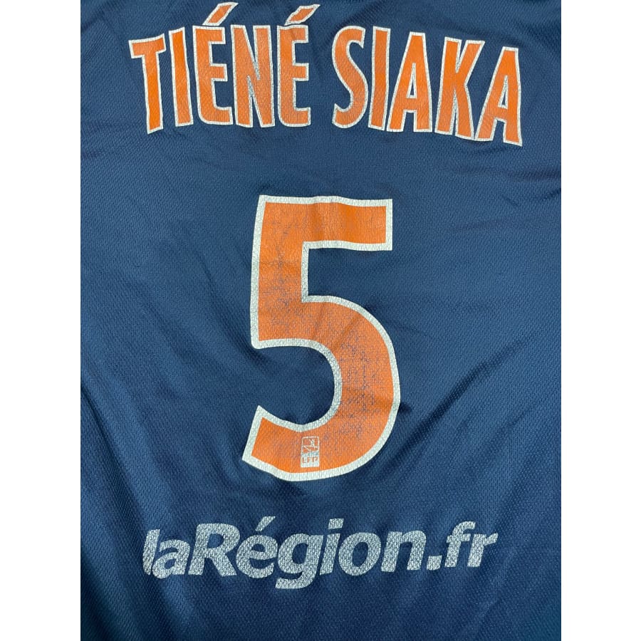 Maillot football vintage Montpellier domicile #5 Tiéné Siaka saison 2013-2014 - Nike - Montpellier Hérault SC