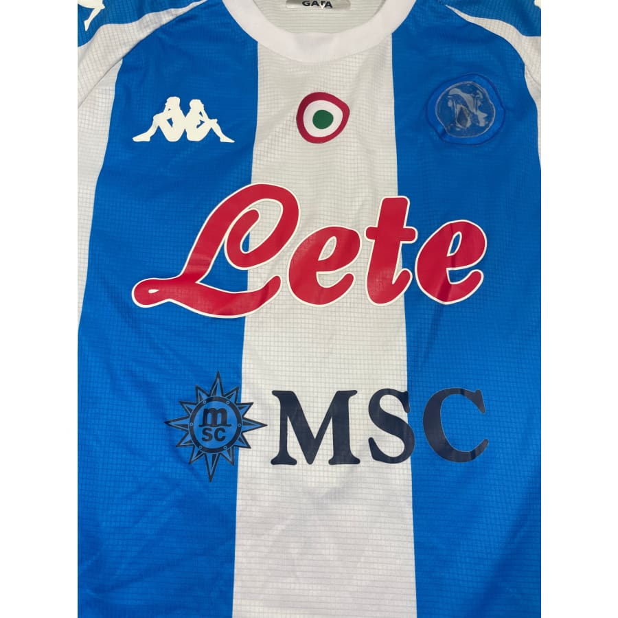 Maillot football vintage Naples domicile #10 Maradona saison - Kappa - Naples