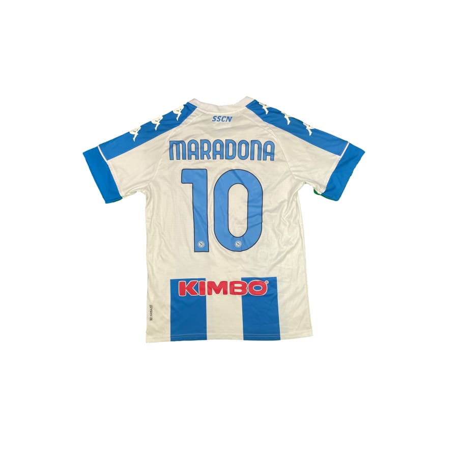 Maillot football vintage Naples domicile #10 Maradona saison - Kappa - Naples