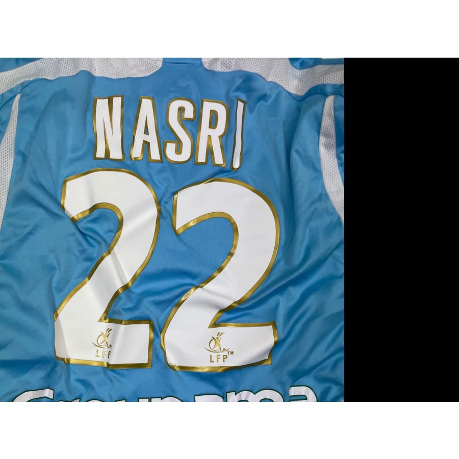 Maillot football vintage Olympique de Marseille #22 Nasri domicile 2007-2008 - Adidas - Olympique de Marseille