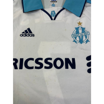 Maillot football vintage Olympique de Marseille #7 Pires saison 1998-1999 - Adidas - Olympique de Marseille