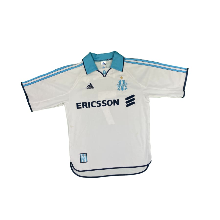 Maillot football vintage Olympique de Marseille #7 Pires saison 1998-1999 - Adidas - Olympique de Marseille