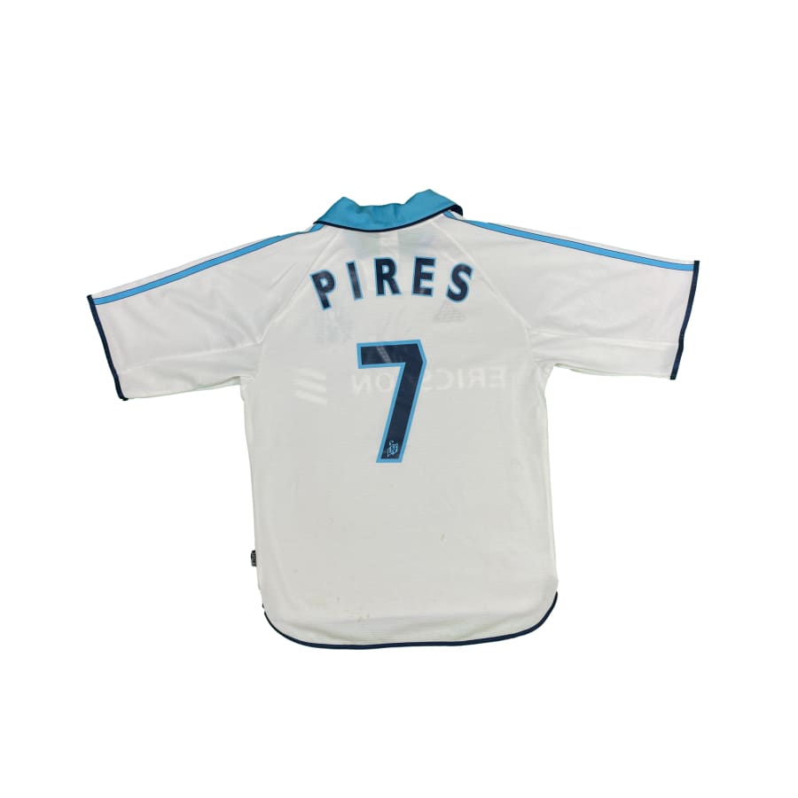 Maillot football vintage Olympique de Marseille #7 Pires saison 1998-1999 - Adidas - Olympique de Marseille