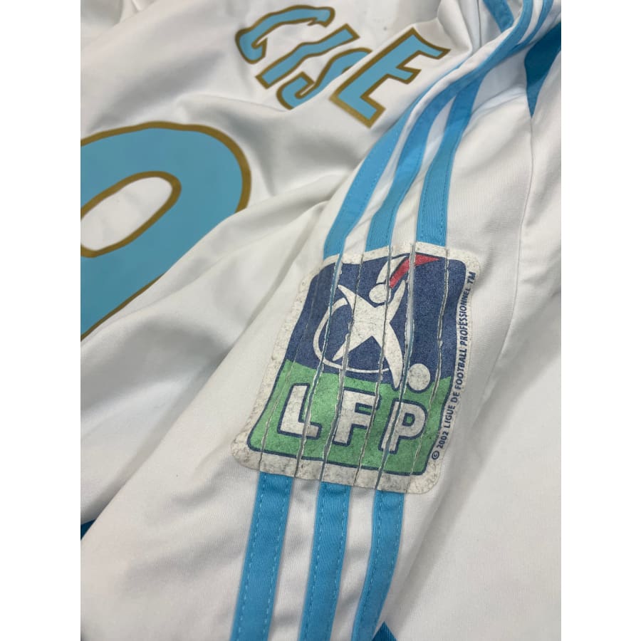 Maillot football vintage Olympique de Marseille #9 Cissé saison 2007-2008 - Adidas - Olympique de Marseille