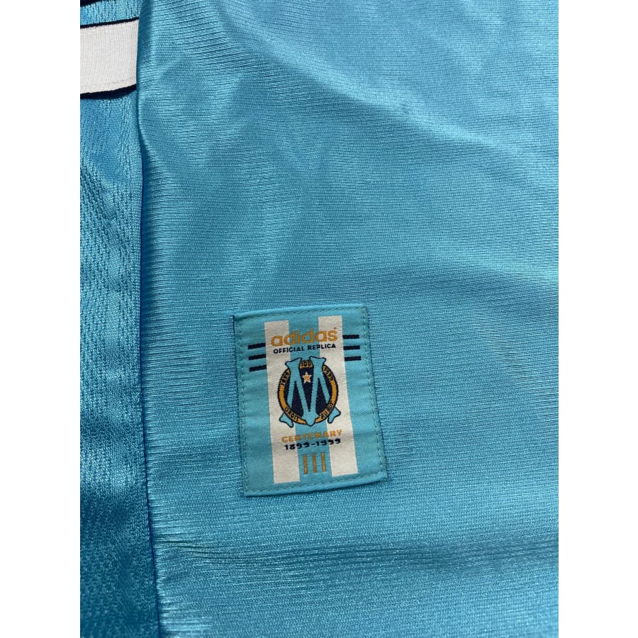 Maillot football vintage Olympique de Marseille domicile #11 Ravanelli saison 1998-1999 - Adidas - Olympique de Marseille