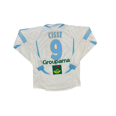 Maillot football vintage Olympique de Marseille domicile #9 Cissé saison - Adidas - Olympique de Marseille