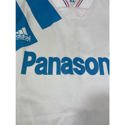 Maillot football vintage Olympique de Marseille domicile saison 1992-1993 - Adidas - Olympique de Marseille