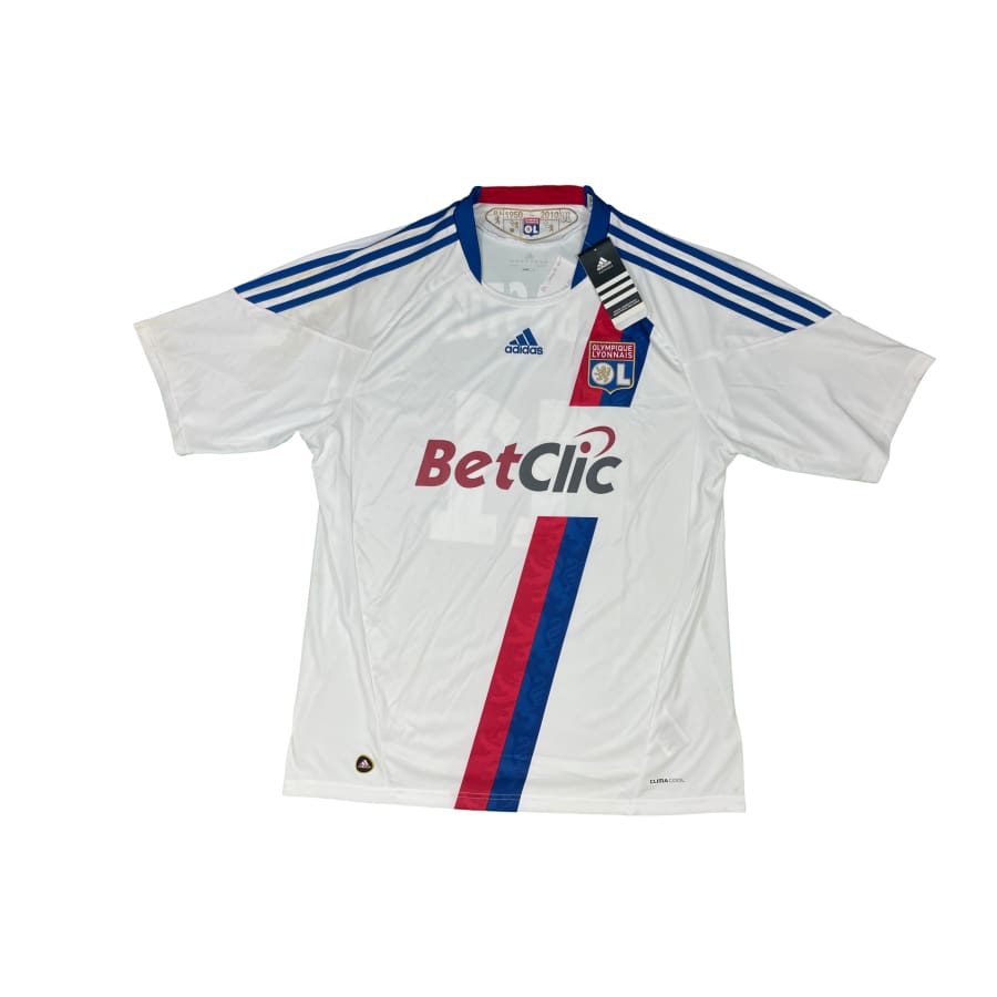 Maillot football vintage Olympique Lyonnais domicile #11 M.Bastos saison 2010-2011 - Adidas - Olympique Lyonnais