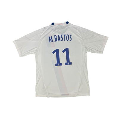 Maillot football vintage Olympique Lyonnais domicile #11 M.Bastos saison 2010-2011 - Adidas - Olympique Lyonnais