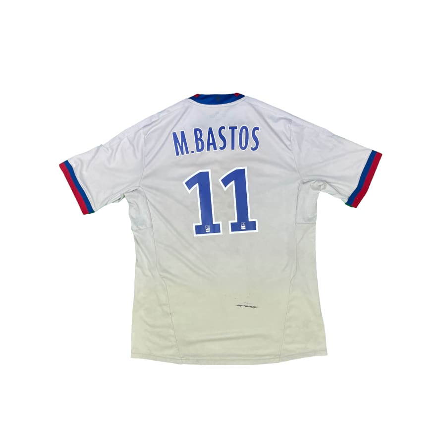 Maillot football vintage Olympique Lyonnais domicile #11 M.Bastos saison - Adidas - Olympique Lyonnais