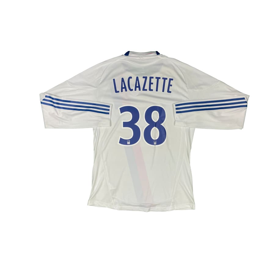 Maillot football vintage Olympique Lyonnais domicile #38 Lacazette saison 2010-2011 - Adidas - Olympique Lyonnais