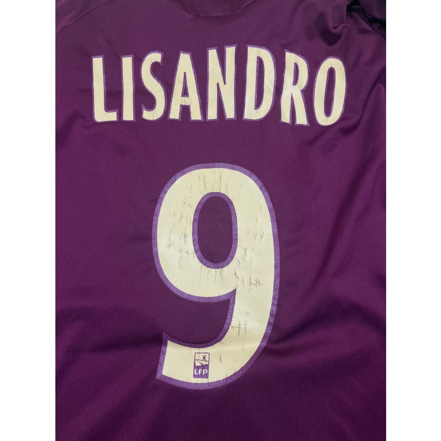 Maillot football vintage Olympique Lyonnais third #9 Lisandro saison - Adidas - Olympique Lyonnais
