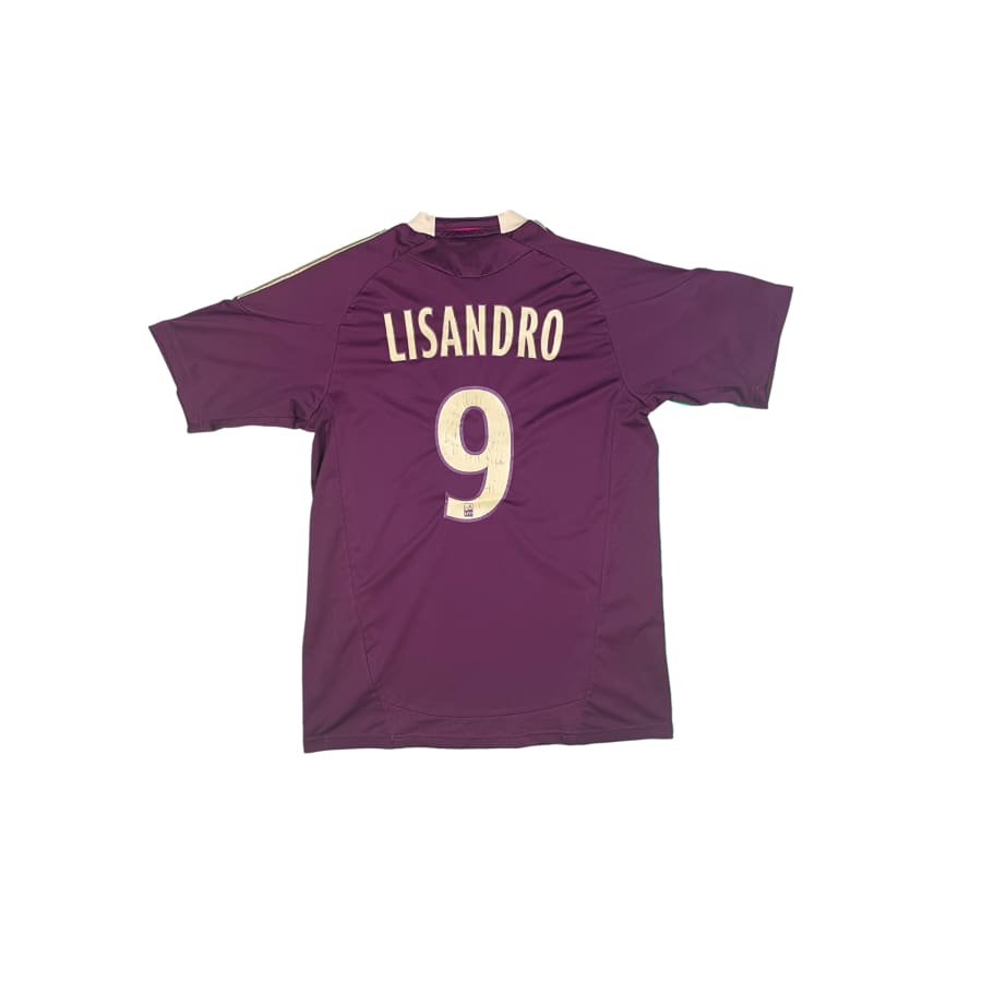 Maillot football vintage Olympique Lyonnais third #9 Lisandro saison - Adidas - Olympique Lyonnais