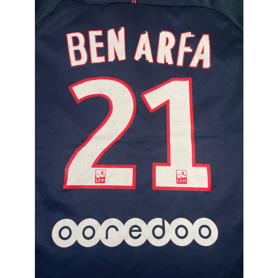 Maillot football vintage Paris-Saint-Germain #21 Ben Arfa domicile saison - Nike - Paris Saint-Germain